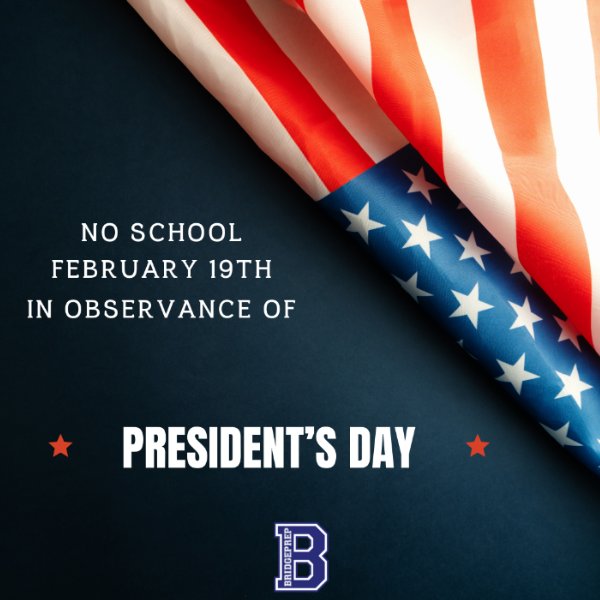 No School President's  Day 